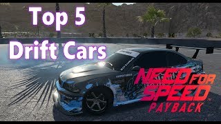 Need For Speed Payback Top 5 Drift Cars