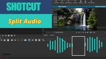How To Split Or Cut Audio In Shotcut | Shotcut Video Editor Tutorial #9