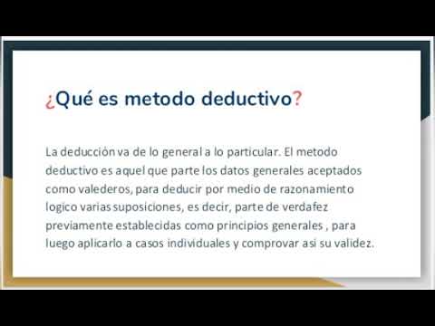 Método de deductivo - YouTube