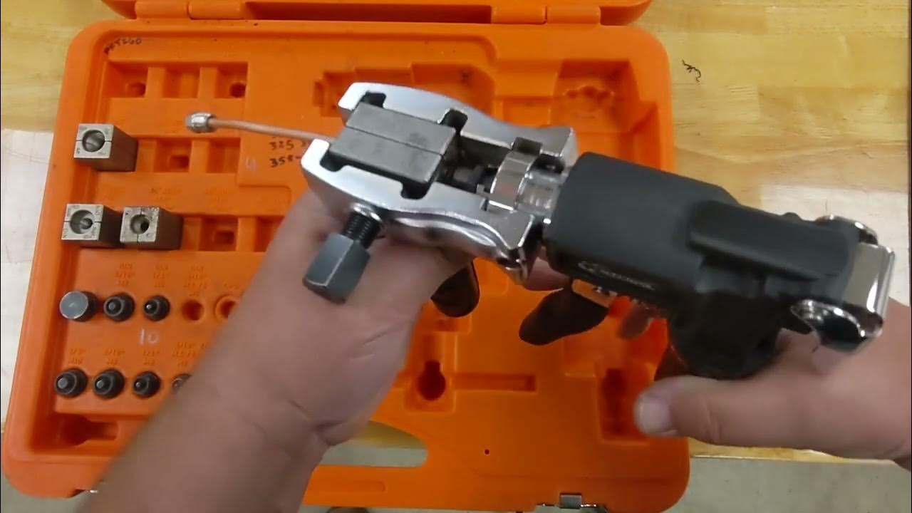 Identifying and Flaring Brake Lines Using the SURR PFT409 Flaring Tool YouTube