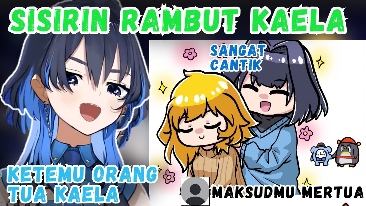 Di Rumah KAELA, KRONII Sisirin Rambutnya  Dan Ketemu Sama ORTU KAELA 【Hololive | Clip】