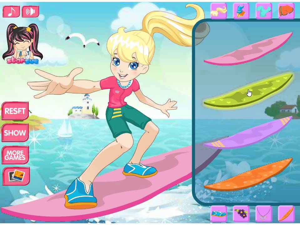 polly pocket dress up game