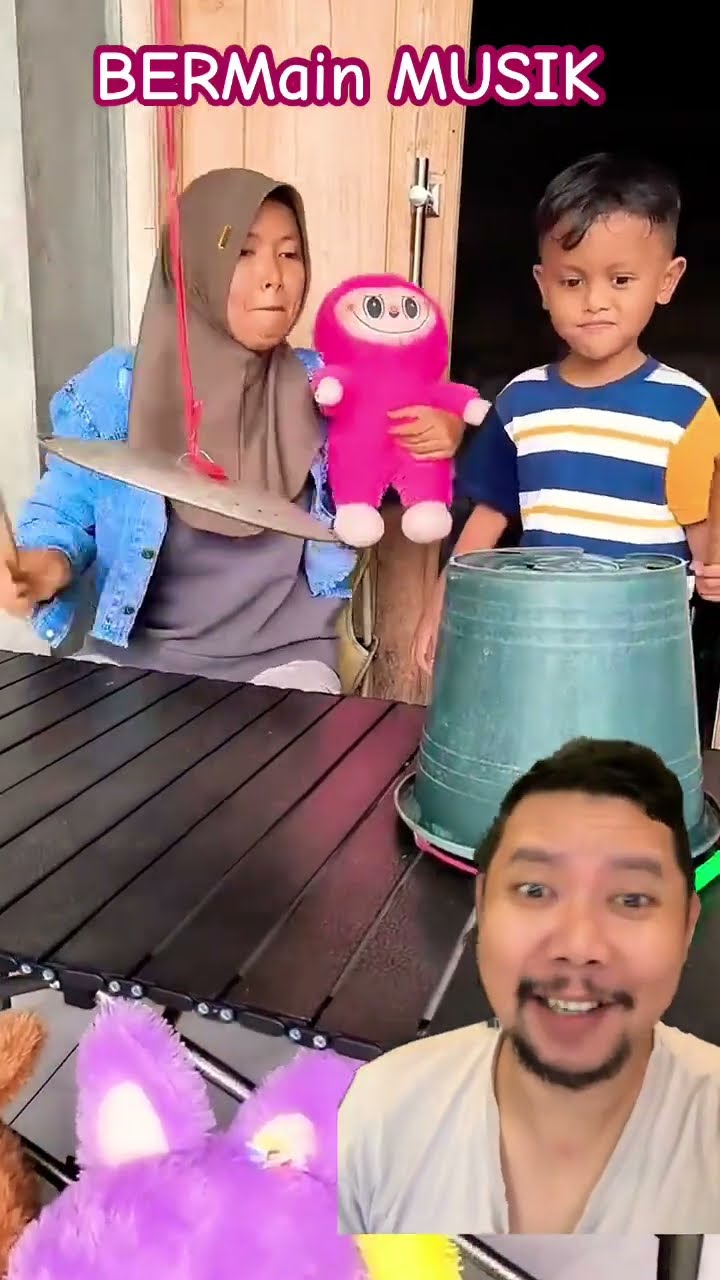 BERMAIN MUSIK BERSAMA LABUBU!!!?? #funny #lucu #boneka #comedy #shortsvideo