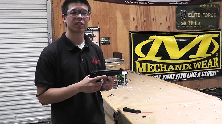 Airsoft GI Uncut - Elite Force Beretta 92 GBB Airsoft Gun (BLK)