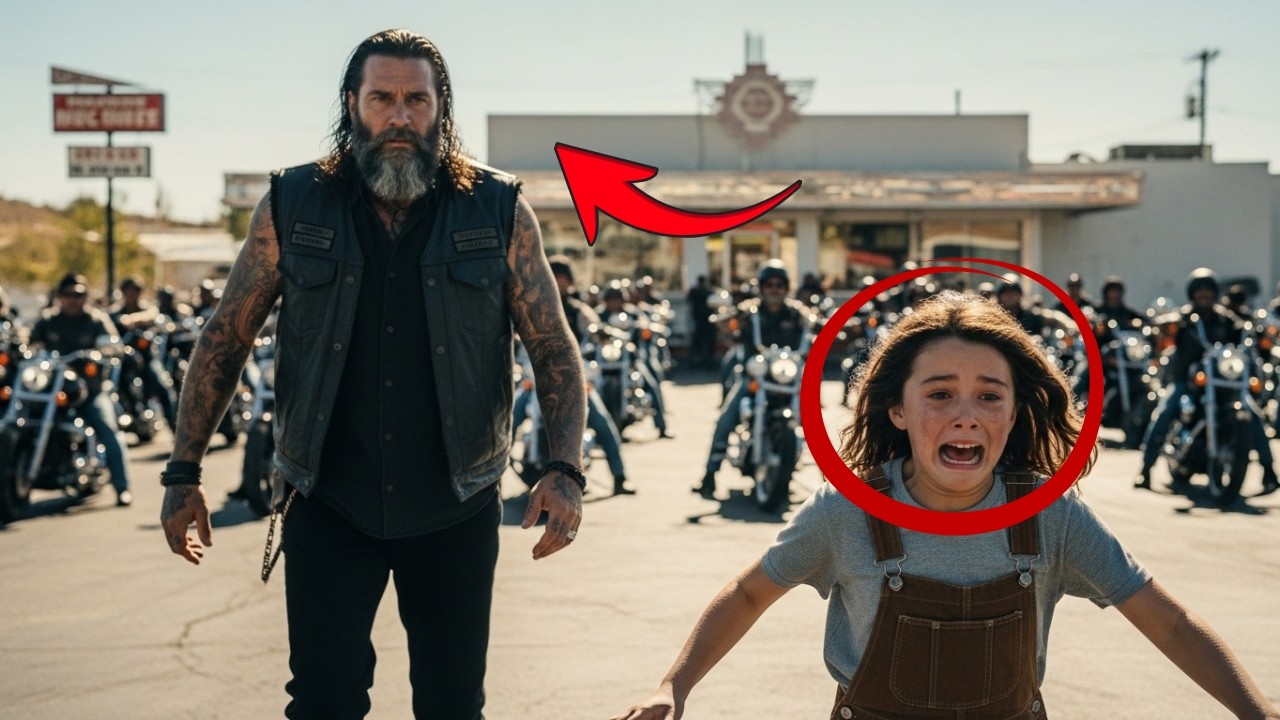 Terrified Girl Runs to the Bikers—Their Reaction Sends the Whole Town Into Shock!