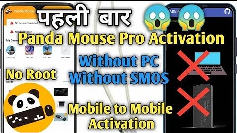 How to activate panda gamepad pro without pc