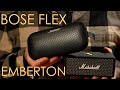 BOSE SOUNDLINK FLEX VS MARSHALL EMBERTON... WOW!