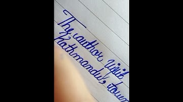 Cursive Handwriting by Improve with me plz subscribe #youtube #video #shorts