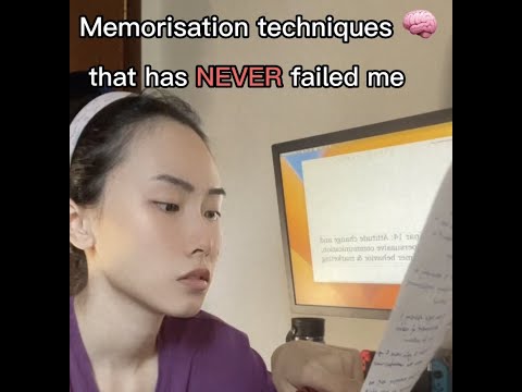 Memorization Technique That Never Failed Me ???