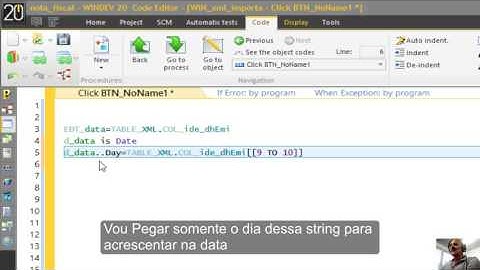 WinDev Data String Para Date
