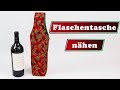 Flaschentasche nähen