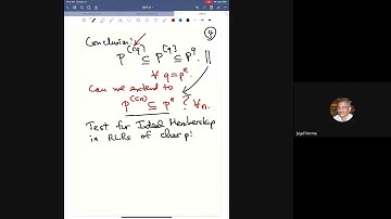VCAS #4: Craig Huneke - Uniform Symbolic Topologies (Part 2)