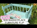 How to paint furniture the EASY way - Furniture flip using IOD moulds and transfer