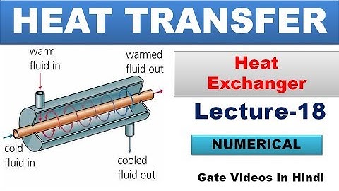 HEAT EXCHANGER || NUMERICAL || HEAT TRANSFER LECTURE-18 || GATE LECTURE IN HINDI