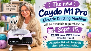 ITS NOW AVAILABLE!! Caydo M1 Pro Electronic Knitting Machine ~ LINK BELOW ⬇️ Extra Code “Knit12”