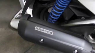 シグナスＸ125　台湾仕様　純正品マフラー排気音