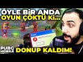 ÖYLE BİR ANDA OYUN KAPANDI Kİ... DONDUM KALDIM! | PUBG MOBILE