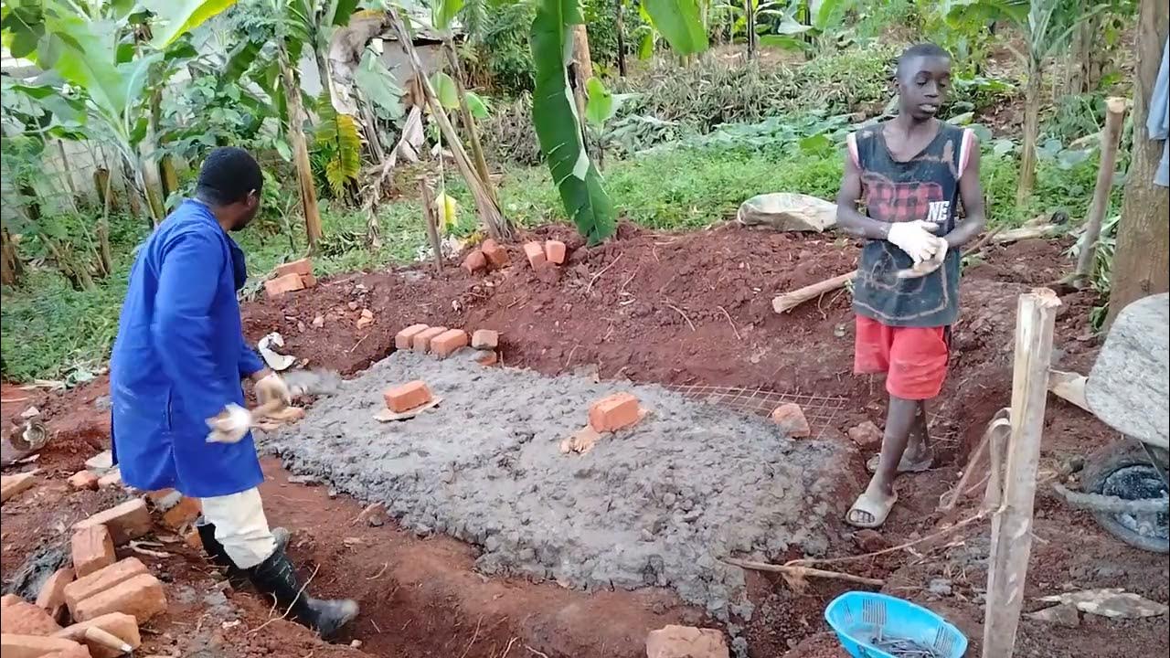 how to build a pit latrine in uganda YouTube