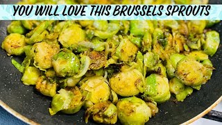 You will LOVE this BRUSSELS SPROUTS | Easy pan Fried Brussel Sprouts LOW CARB by Brown Girls Kitchen 663 views 2 months ago 2 minutes, 9 seconds