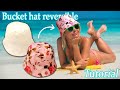 DIY BUCKET HAT TUTORIAL 👒 o Sombrero pescador REVERSIBLE / PATRONES AQUI! 👈 Fácil, rápido y Hermoso😍