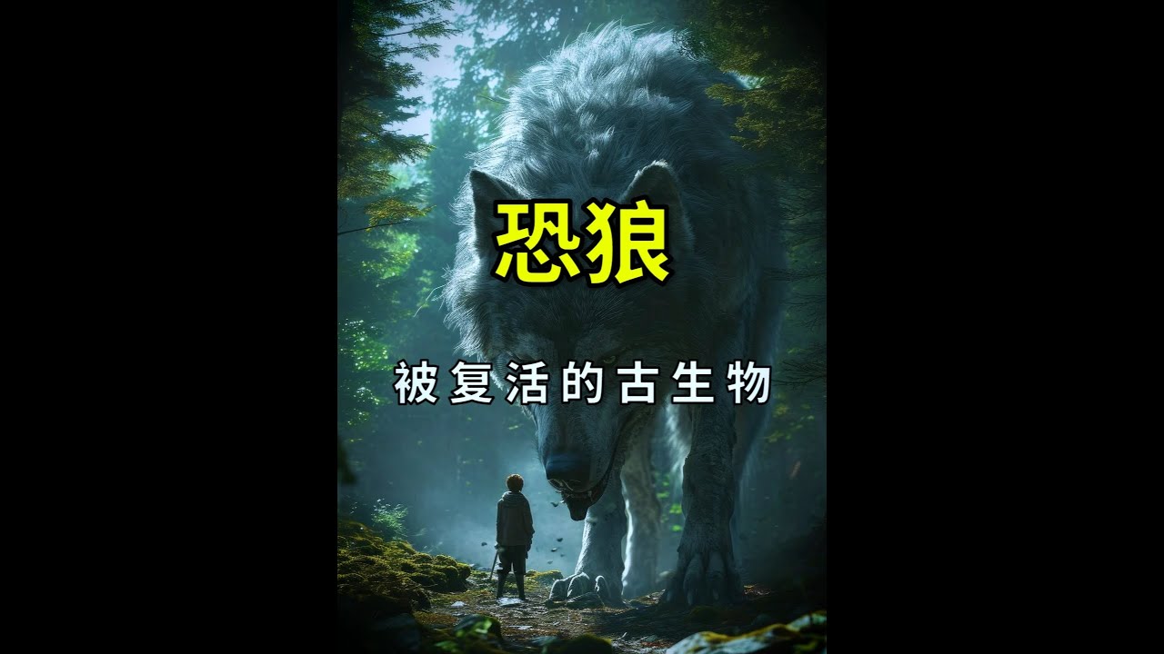 美国复活了灭绝的巨型恐狼? #动物 #科普 #恐狼 #恐龙 #古生物 - YouTube