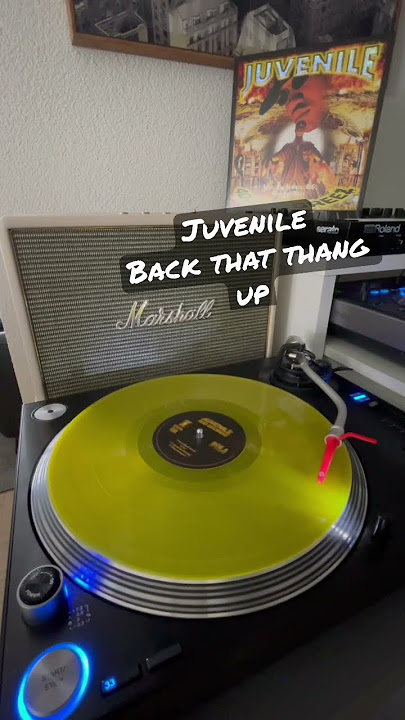 Juvenile ft. Lil wayne - Back that thang up (yellow vinyl Edition)