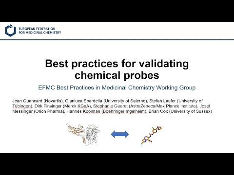 Best Practices: Chemical Probes Webinar