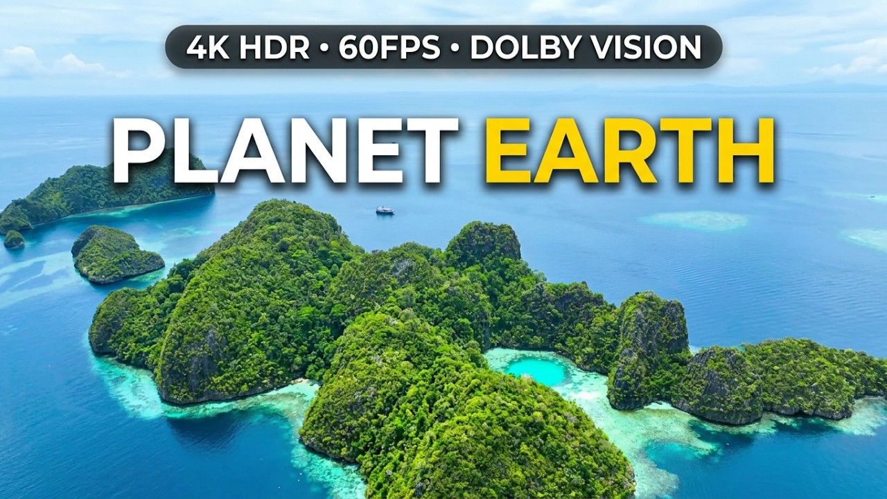 Planet Earth in 4K HDR 60FPS 🌎 | The Most Stunning Landscapes from ...
