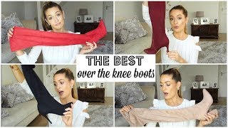 THE BEST OVER THE KNEE BOOTS (that stay up..!)