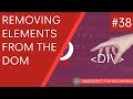 JavaScript Tutorial For Beginners #38 - Removing Elements from the DOM