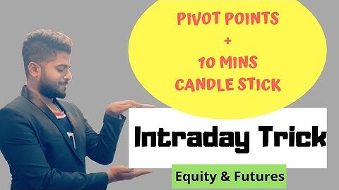 Intraday Trick - Pivot Points + 10 mins Candle stick (Futures & Equity stock)