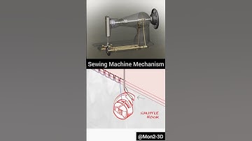  Sewing machine Mechanism  #mechanism #solidworks #3ddesign #cad #shorts