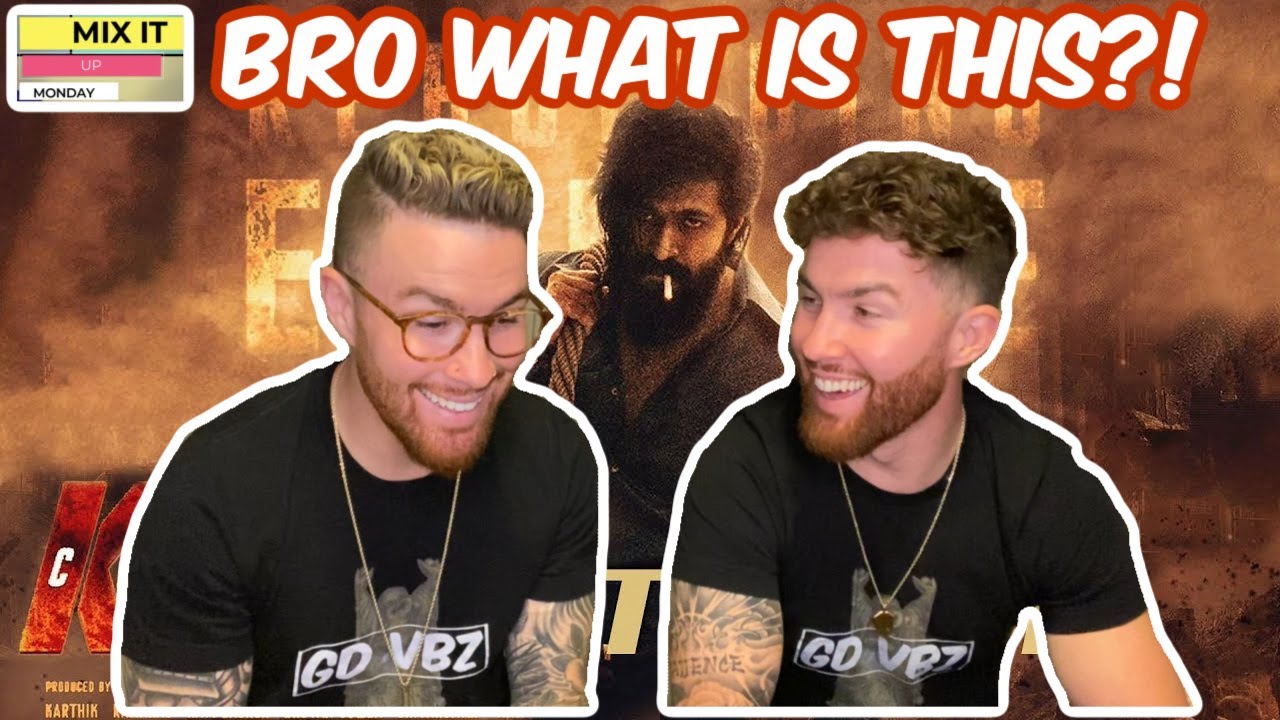 Twin Brothers Reaction to KGF Chapter2 TEASER - Bro What Is This?!