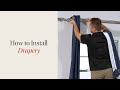 How To Install Curtains and Drapery I Blinds To Go