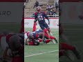 Plaqué de Darnell Sankey - Présaison Alouettes vs ROUGE et NOIR