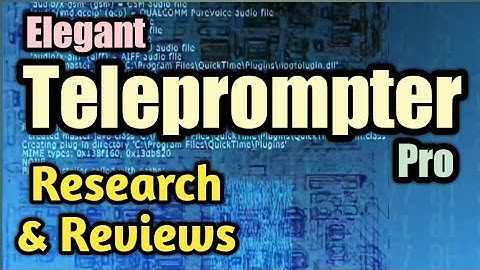 Elegant Teleprompter Pro