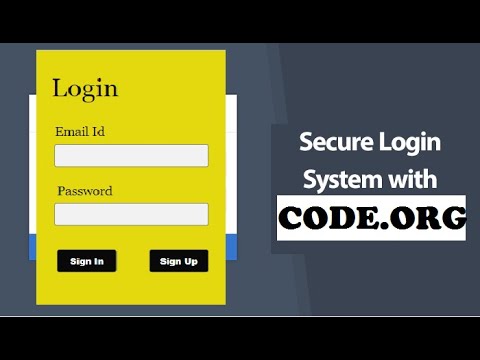 Secure Login System | App Lab | Code.Org