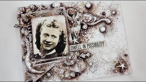 Finnabair Inspired Vintage Canvas | Mixed Media Tutorial | DT Project for CreARTive Corner