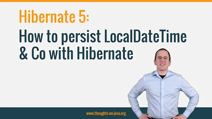 How to persist LocalDateTime & Co with Hibernate 5