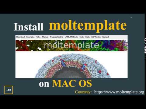 Install Moltemplate| Moltemplate installation| Butane-CH3-CH2-CH2-CH3 -creation & relaxation example