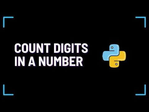 Count Digits in a Number (Step-by-Step Logic) | Python Beginner Problem 🔥