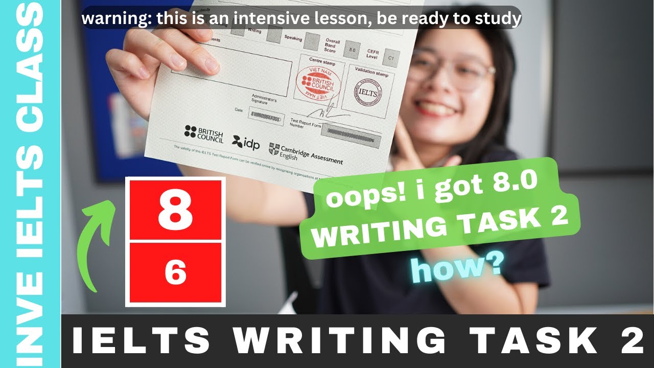 ⁣IELTS writing task 2: khi bạn liên tục bị band 6 (hướng dẫn chi tiết cách viết) - INVE IELTS CLASS