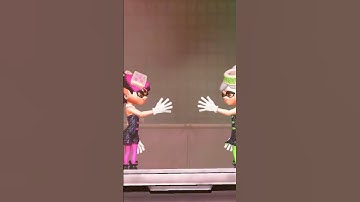 Callie and Marie on stage at Splatfest Grand Festival - Splatoon 3