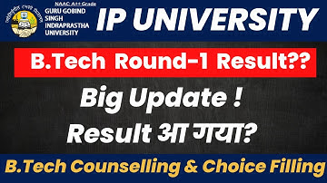 IPU BTech Round 1 Result 2023 | Latest Update | IP University BTech Counselling #btech #engineering