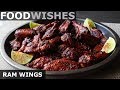 Ram Wings - Chicken Wings Glazed w/ Rosemary Ancho Molasses - Food Wishes