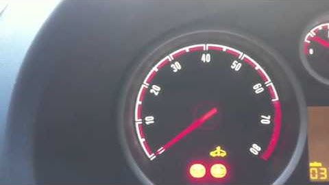 Corsa VXR Brake/Acelerator Test Engine Manangement Light Error Code