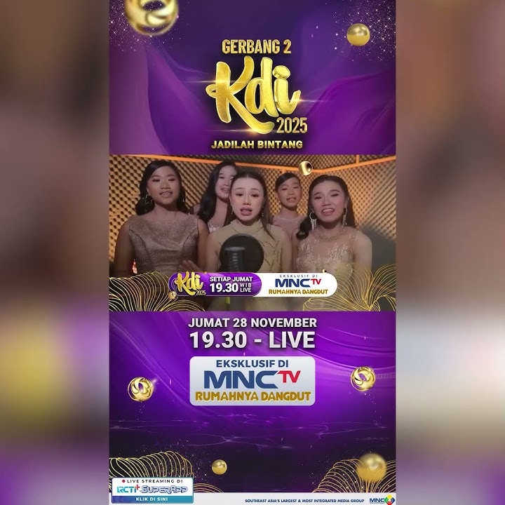 JADILAH BINTANG PALING BERSINAR, PESERTA KDI 2025 SIAP BERAKSI DI PANGGUNG DANGDUT TERBESAR