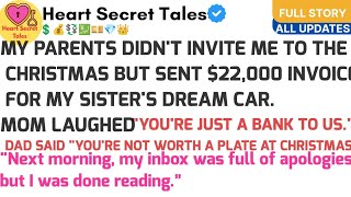 MY PARENTS DIDN'T INVITE ME TO THE CHRISTMAS BUT SENT $22,000 INVOICE FOR MY SISTER'S DREAM CAR.
