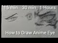 Anime Eye Tutorial Video || How to Draw Anime Eye || Anime Eye Tutorial Drawing #Drawing #Art
