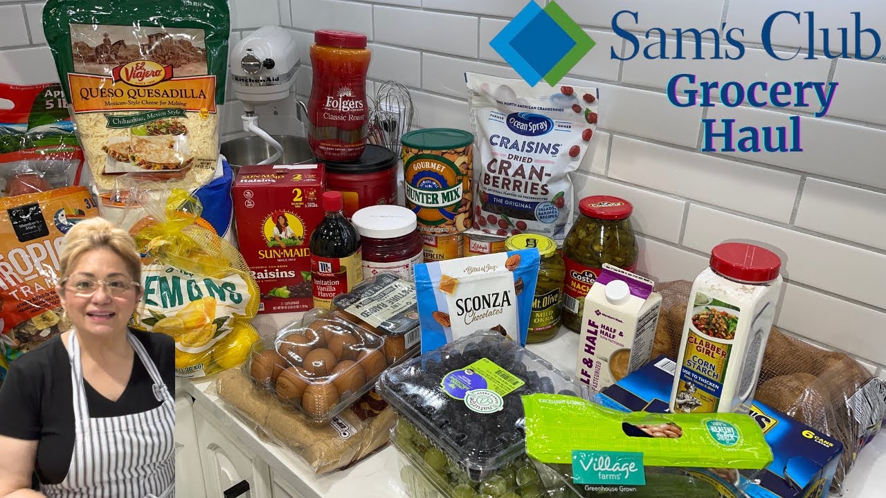 Sam's Club Haul GROCERY Haul 2023 Virtual Kitchen with Laura YouTube